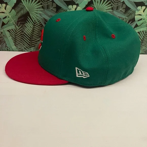 🔴🟩⚪️New era Cincinnati reds fitted hat size 7 3/4 - Picture 3 of 4